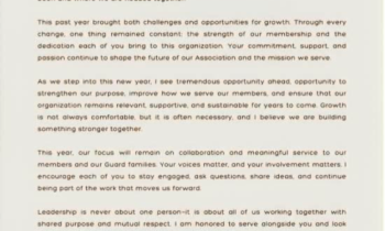 Presidents Message, Welcome to Fiscal Year 2027