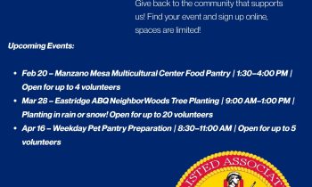 Community Outreach Opportunity