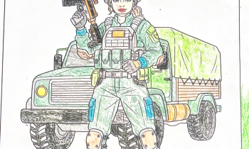 2026 Month of the Military Child Coloring Contest Winner