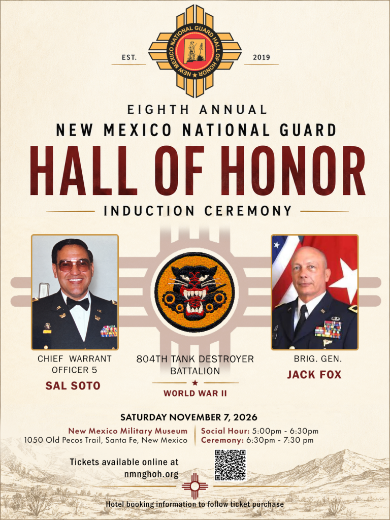 8th Annual New Mexico National Guard Hall of Honor Induction Ceremony