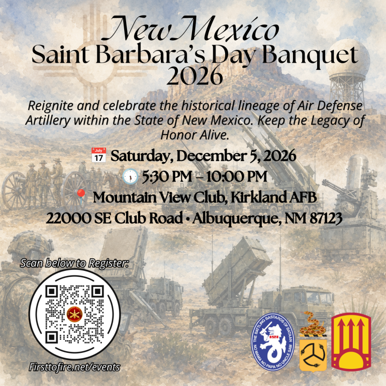 2026 New Mexico Saint Barbara’s Day Banquet